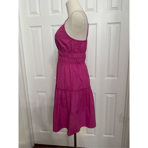 Rails Azalea Pink V-Neck Pullover Sleeveless Tiered Carmen Mini Dress Size XS - Picture 2 of 5